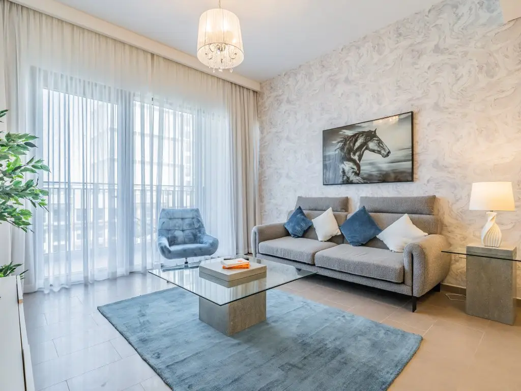 Apartments Chic 1BR in Park Heights 2 | Dubai Hills — фото 1