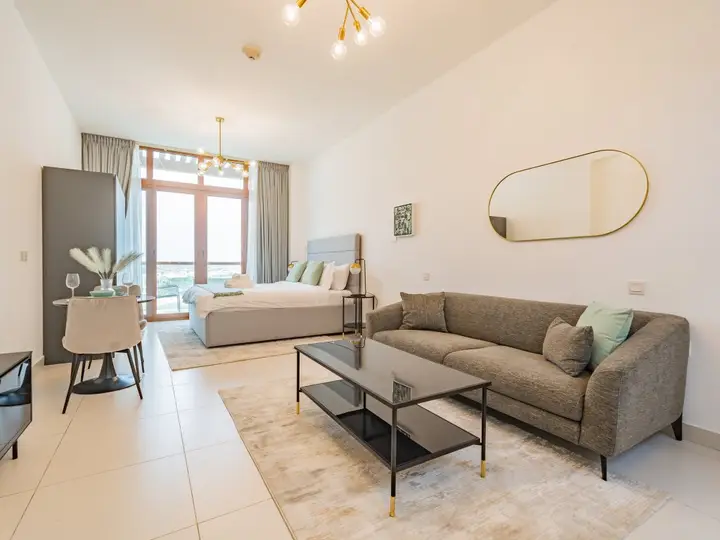 Дубай: Apartments Minimalistic Studio in Palm Views | Palm Jumeirah