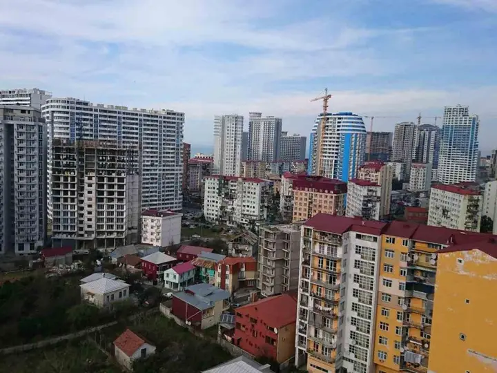Батуми: 16th floor apartment with sea view