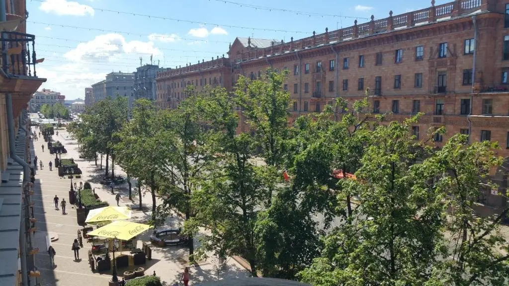 Минск: Apartment with terrace in historical centre