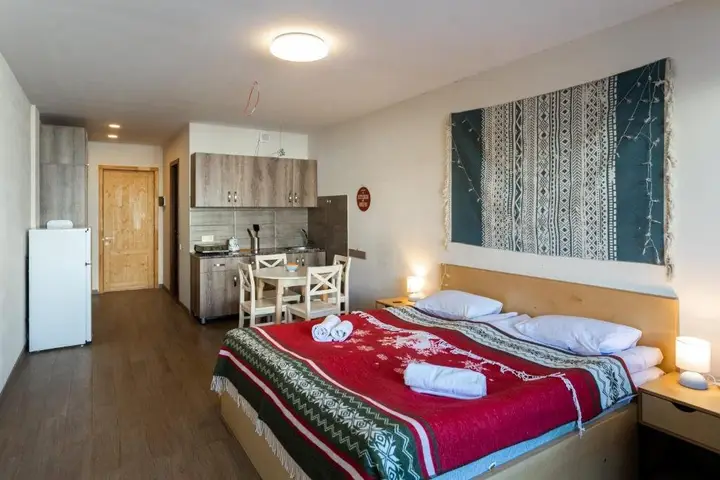 Гудаури: Stylish Ski In Out Apartment In 50 Metres From Gondola For 4