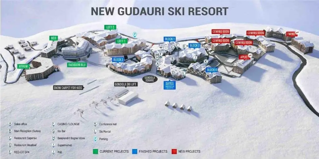 Гудаури: Stylish Ski In Out Apartment In 50 Metres From Gondola For 4
