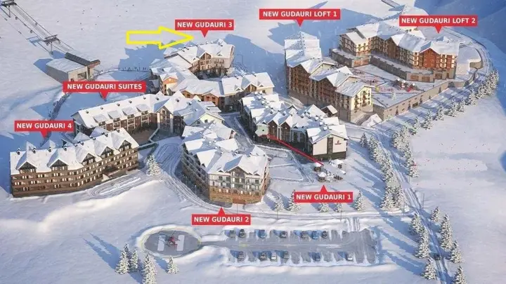 Гудаури: Studio Apartment On New Gudauri Iii Body