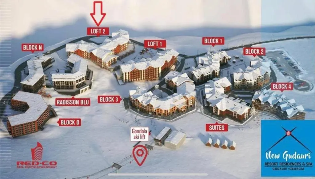 Гудаури: New Gudauri Terrace Apartment Loft 2 Apt. 143