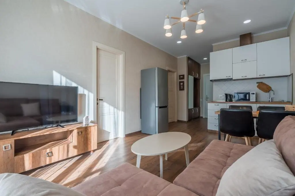 Гудаури: Alpinn Apartment With Mountain Views & Fully Equipped 2br