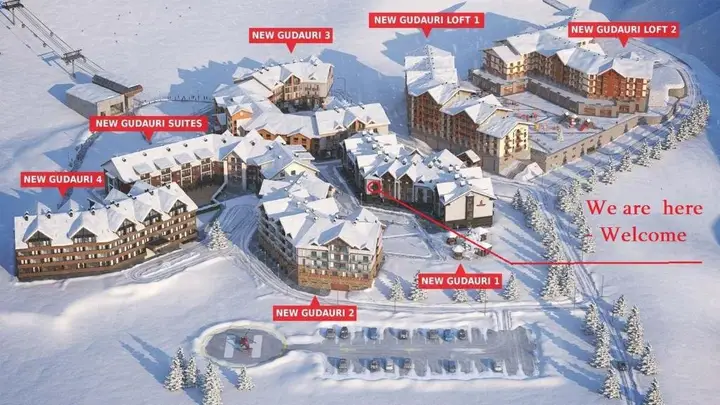 Гудаури: Redco 1 Apartament Gondola LIft