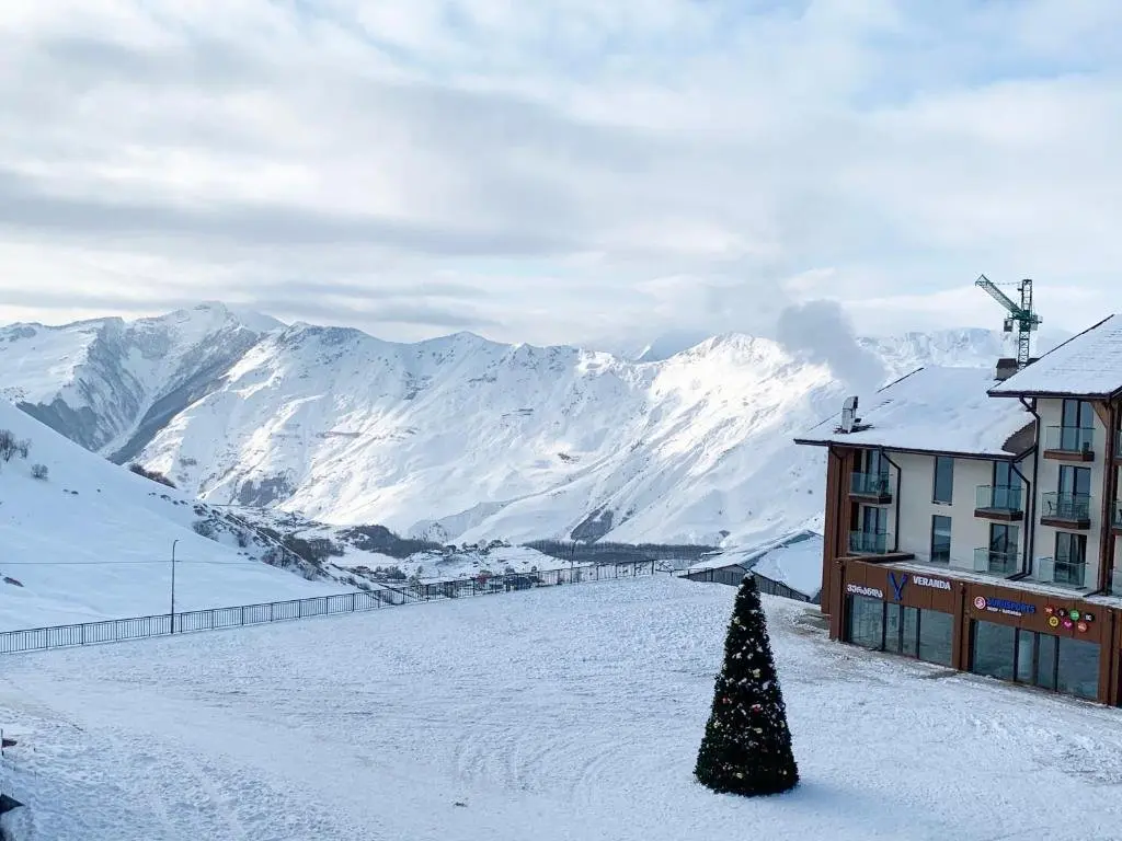 Гудаури: "Alpina" Apartment New Gudauri 100m to cable car