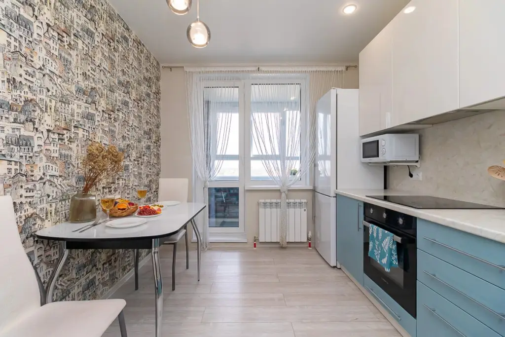 Омск: Happy House s shikarnym vidom na zakat Flat