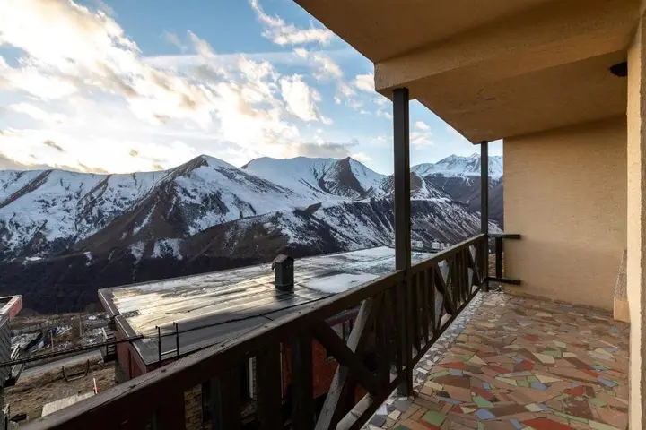 Гудаури: Stylish 1Br Apartment For 3 With Mountain Views