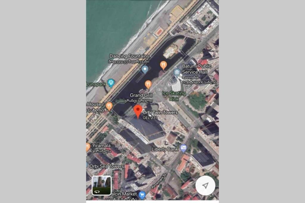 Батуми: Sea View 1 Bedroom Studio Apartment In Orbi City