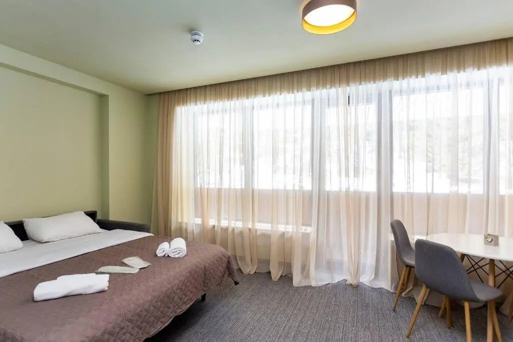 Бакуриани: cozy studio aptartment next to rooms hotel in the hills of beautiful bakuriani