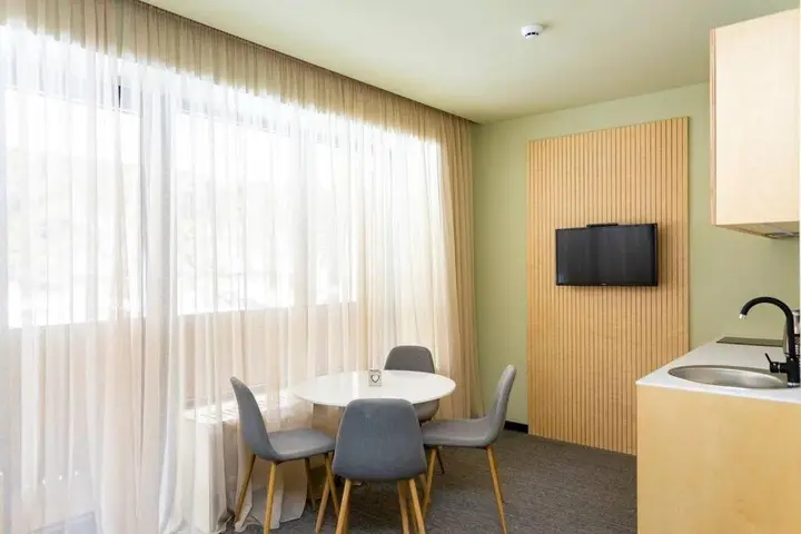 Бакуриани: cozy studio aptartment next to rooms hotel in the hills of beautiful bakuriani