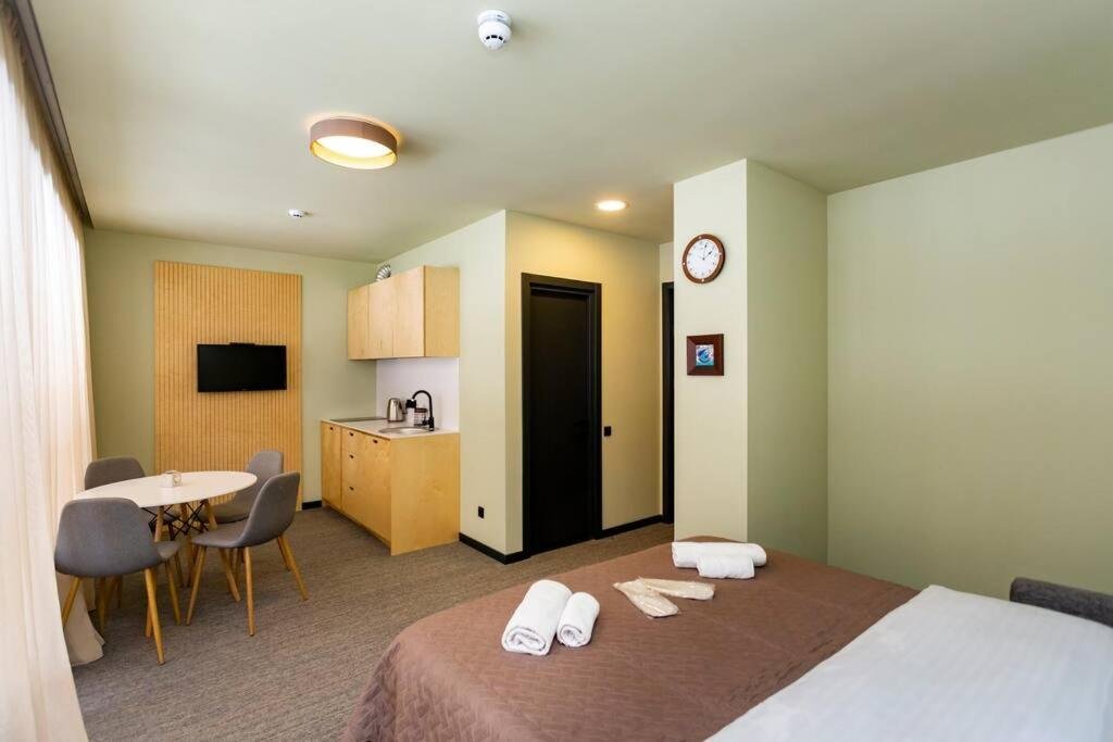 Бакуриани: cozy studio aptartment next to rooms hotel in the hills of beautiful bakuriani