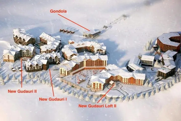 Гудаури: New Gudauri, Duplex 414 And Studio 223