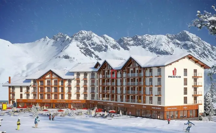 Гудаури: New Gudauri, Red Co Loft 1 Near Gondola