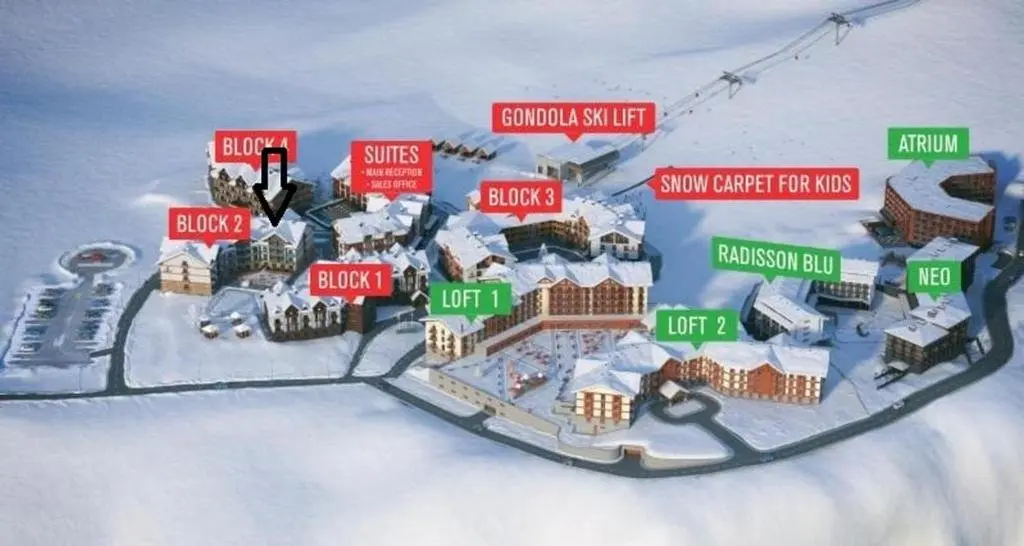 Гудаури: New Gudauri Block2 N320