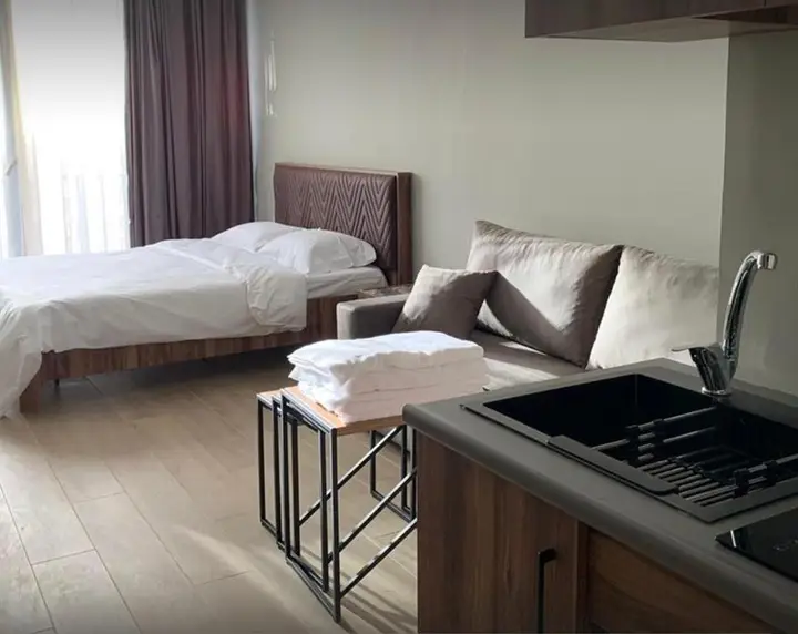 Бакуриани: Charming Apartments for 3 Guests with a Beautiful View on Mountains Near Didveli Ski lift