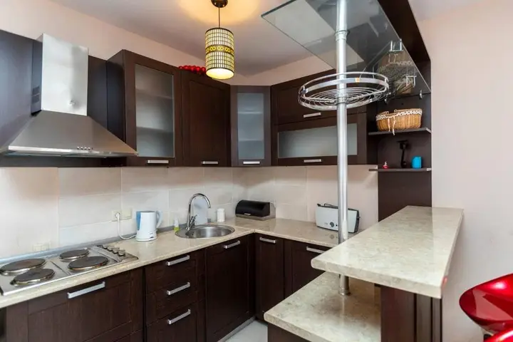 Гудаури: Bright and Specious Studio Apartment in Gudauri