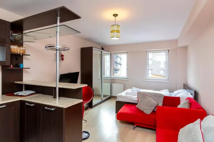 Гудаури: Bright and Specious Studio Apartment in Gudauri