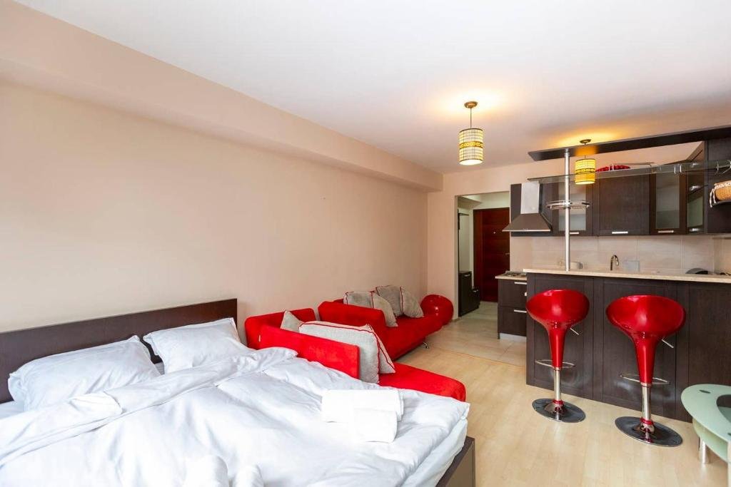 Гудаури: Bright and Specious Studio Apartment in Gudauri