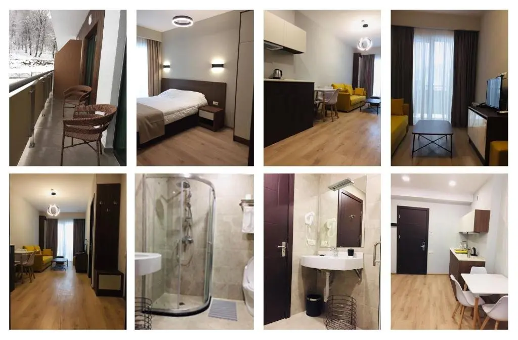 Бакуриани: Bakuriani Crystal Residence Apartment 306