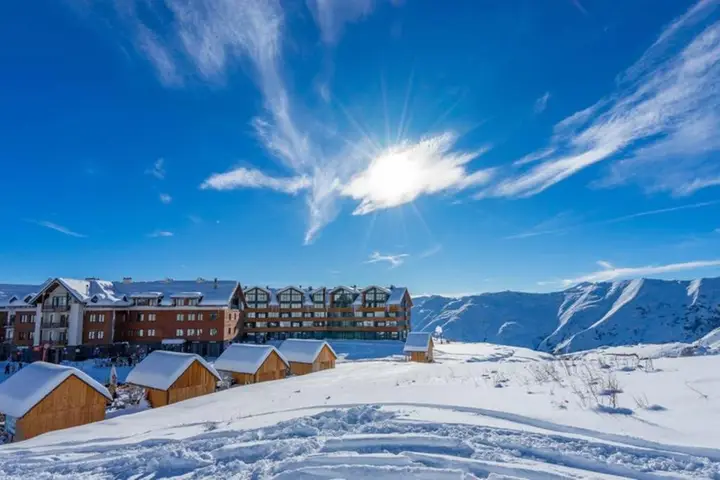 Гудаури: Cosy Studio for your Family in New Gudauri, Loft 2