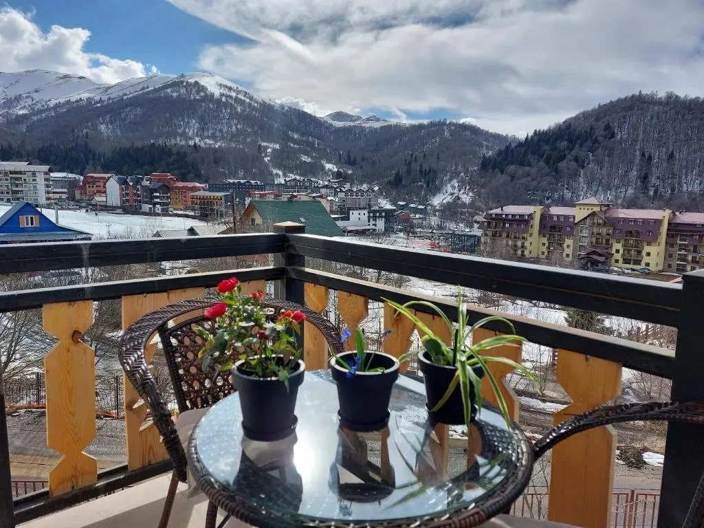 Бакуриани: Didveli TuliP 34- A Comfortable, Quiet Apartment Close to a Ski Slope