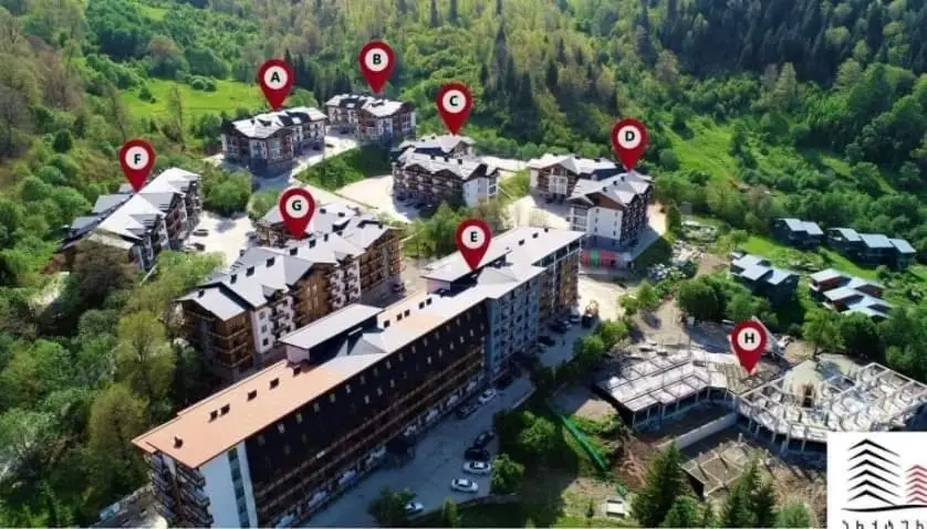 Бакуриани: Bakuriani Didveli residence E-30