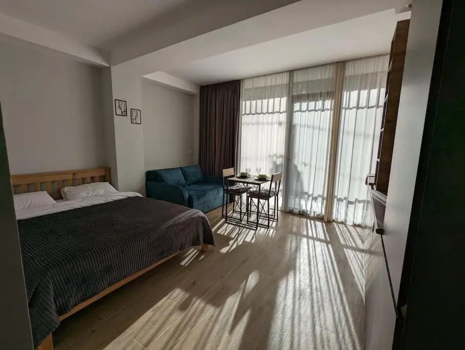 Бакуриани: Modern 1BR Condo Near Didveli - 7 Min Walk