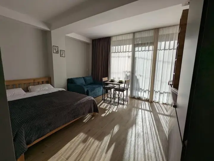 Бакуриани: Modern 1BR Condo Near Didveli - 7 Min Walk