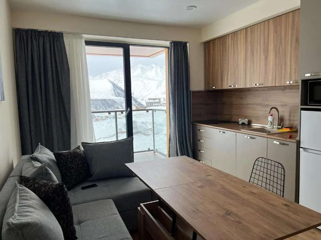 Гудаури: Delux apartment for 6 guest new gudauri