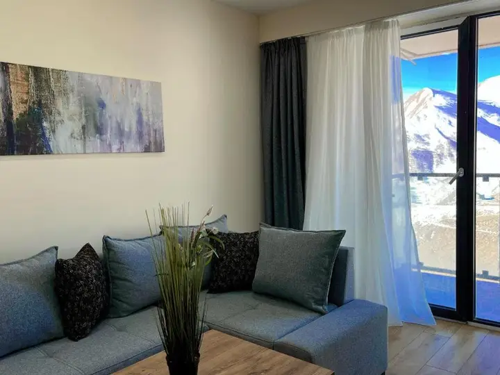 Гудаури: Delux apartment for 6 guest new gudauri