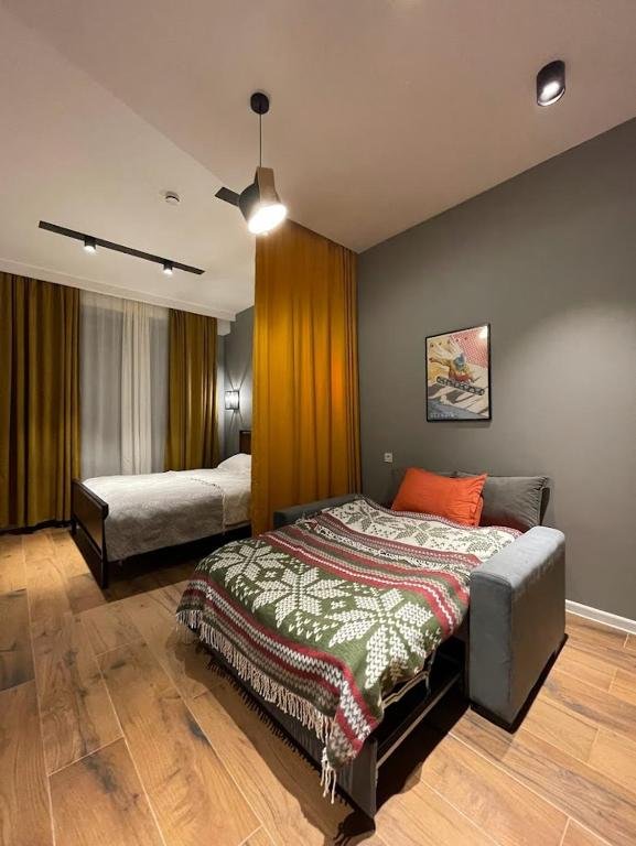 Гудаури: Redco Alpic Studio Apartment Near Gondola 4 Guests