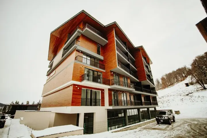 Бакурианский Андезит: Area Park Bakuriani Apartament 209