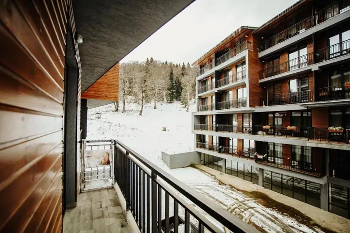 Бакурианский Андезит: Area Park Bakuriani Apartament 209