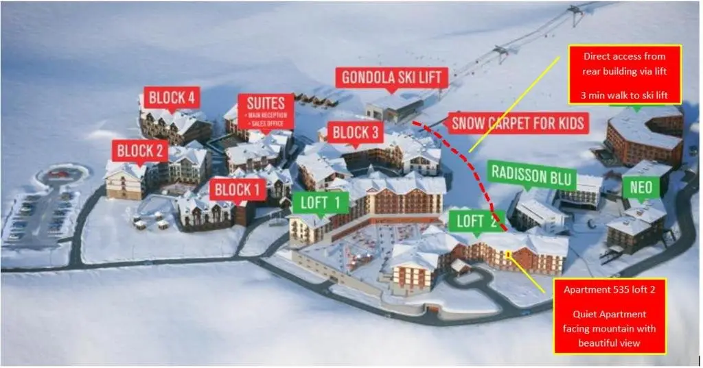 Гудаури: New Gudauri - Beautiful Mountain View Apartment next to Ski Lift