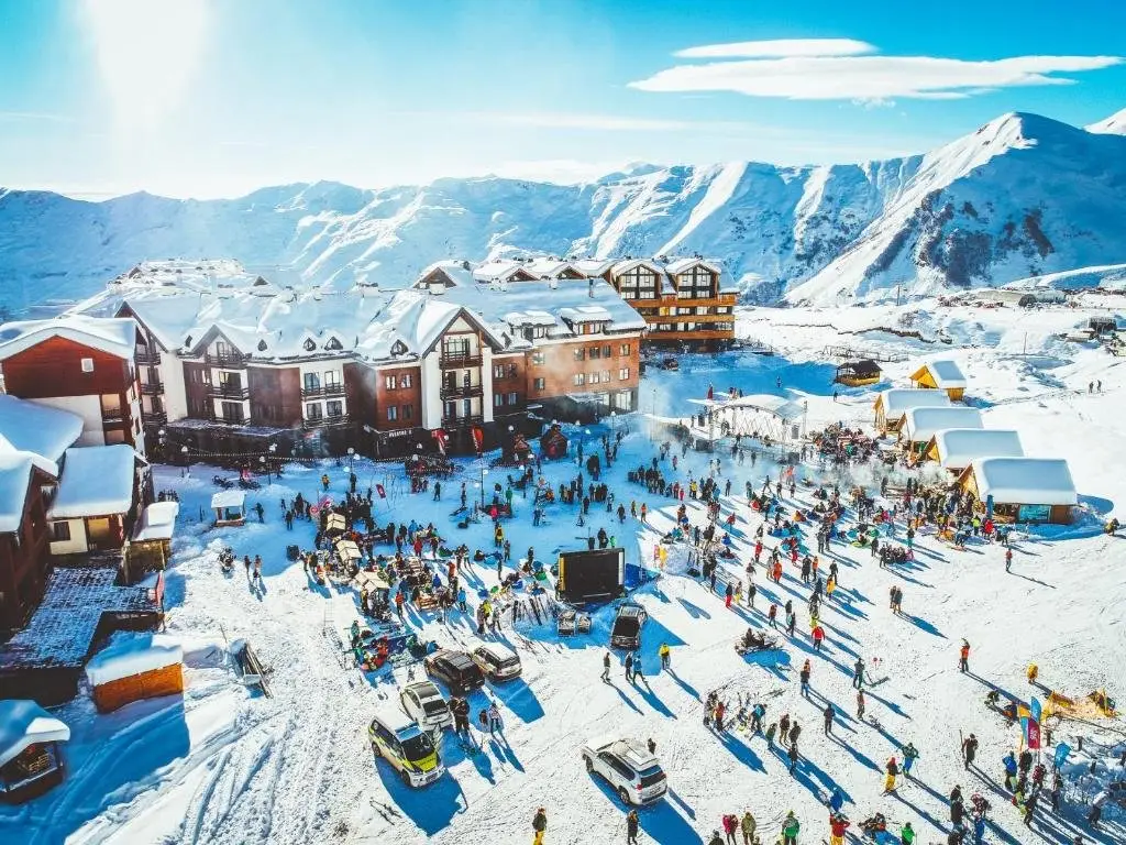 Гудаури: gudauri amazing mountain view