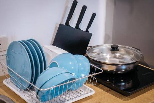 Бангкок: T3 Two Bedrooms Wifi Full Kitchen 1 Min To Bts