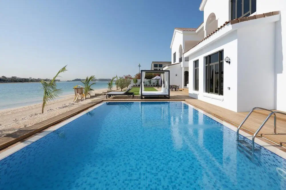 Дубай: Villa on Beach w Private Pool The Palm Jumeirah