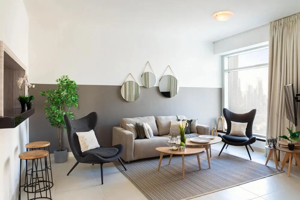 Дубай: Central Dubai Apt w Danish Twist Burj Khalifa Vws