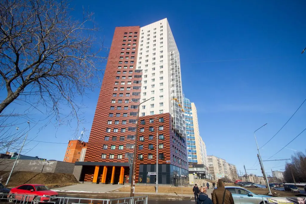 Петрозаводск: Квартира Olivinn в новом доме на 10 этаже