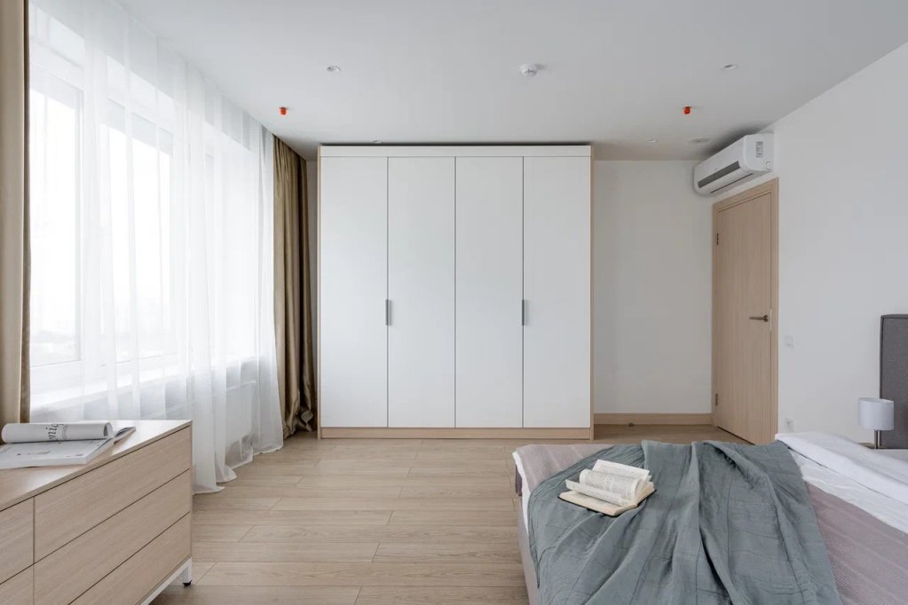 Москва: Апартаменты Selfy Apartment с панорамным видом на город и остров мечты