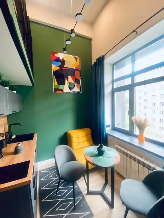 Москва: Апартаменты New Scandi Green на Тульской