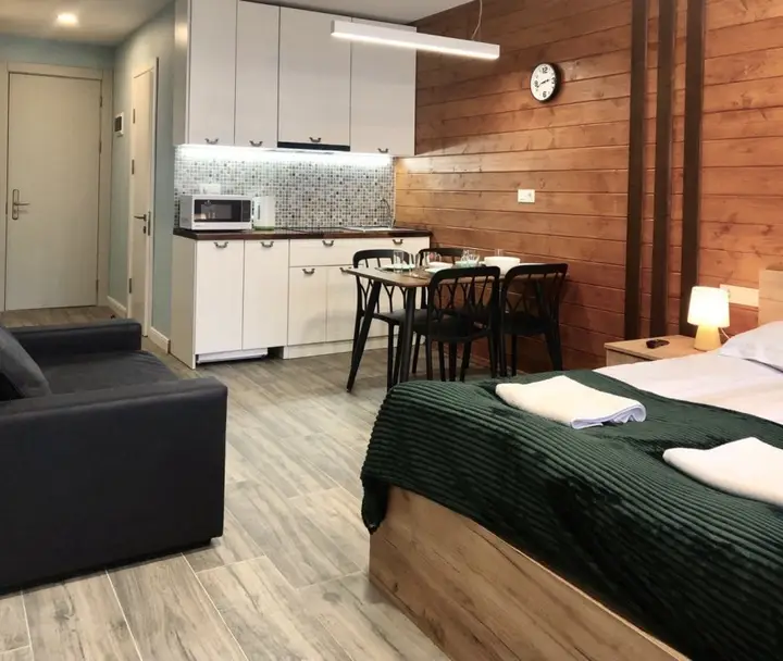 Гудаури: Апартаменты 2 room Apartment NFT New Gudauri Atrium Suite