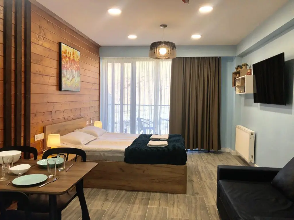 Гудаури: Апартаменты 2 room Apartment NFT New Gudauri Atrium Suite