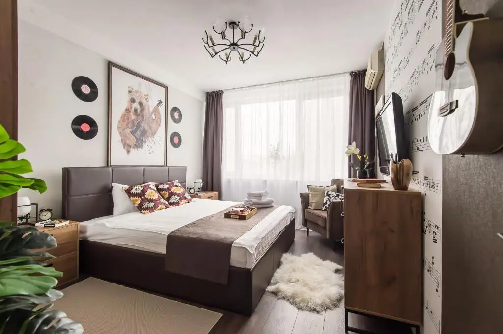 Москва: Квартира GM Apartments в стиле Рок-н-ролл с видом на Кремль