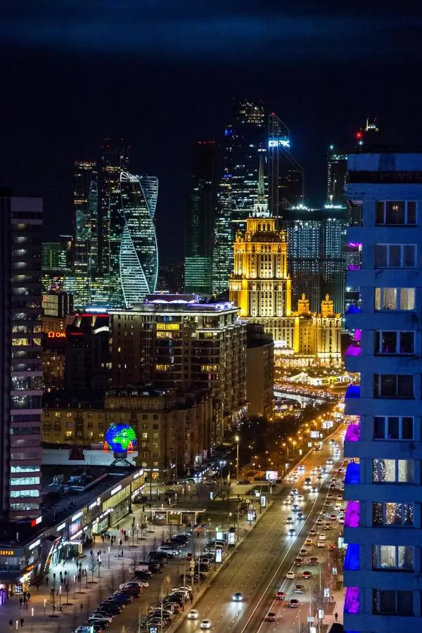 Shiryayevo: Great view on Kremlin 2 rooms apartment 23 floor