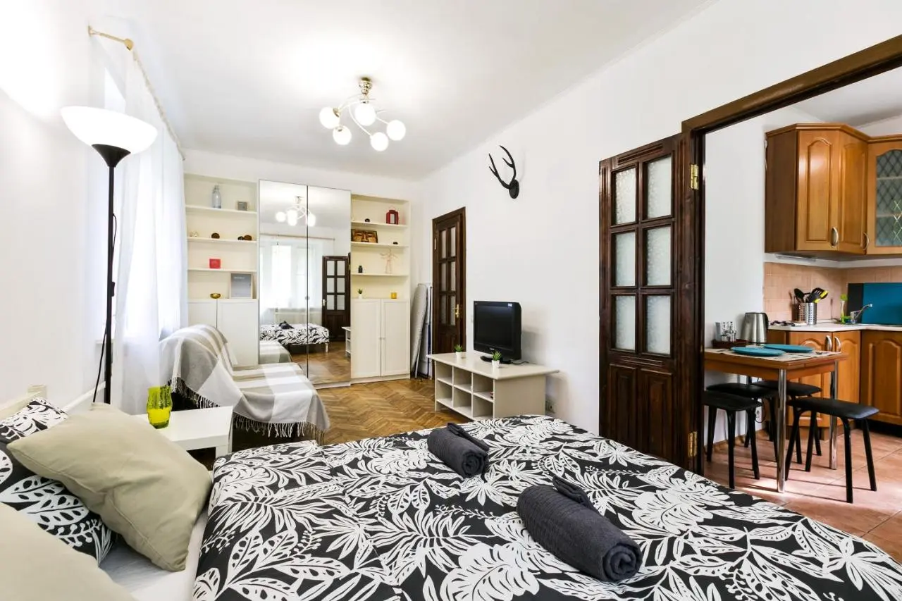 Москва: Tverskaya White Apartment in City Centre