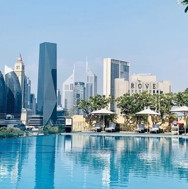 Дубай: Апартаменты SuperHost - Comfy Studio With Balcony Facing Burj Khalifa | Address Dubai Mall