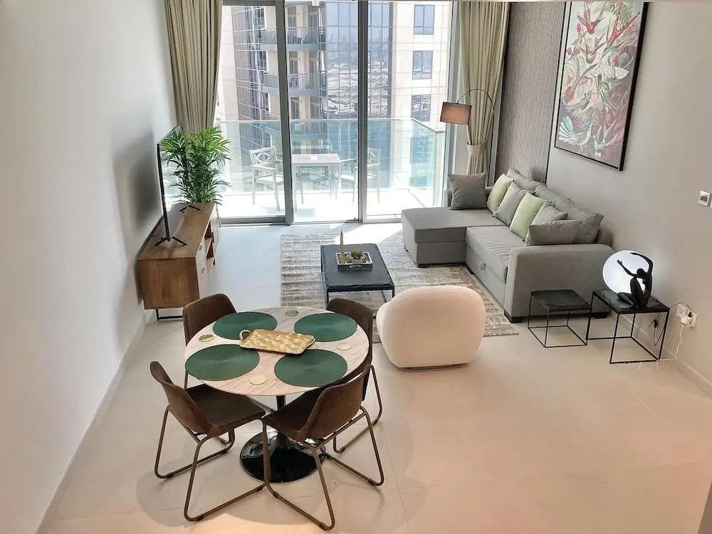 Дубай: Апартаменты SuperHost Stylish Apartment Facing Creek Harbour